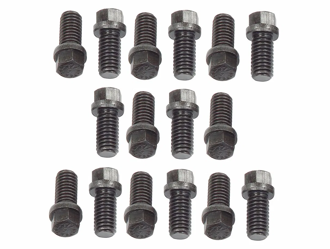 919G – MR GASKET Exhaust Header Bolt, Universal 3/8 Inch - 16 Thread Size 3/4 Inch Length Standard Bolt Hex Style Hea...